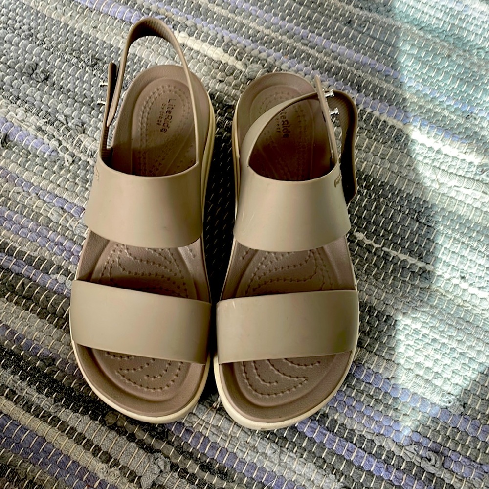 Croc sandals